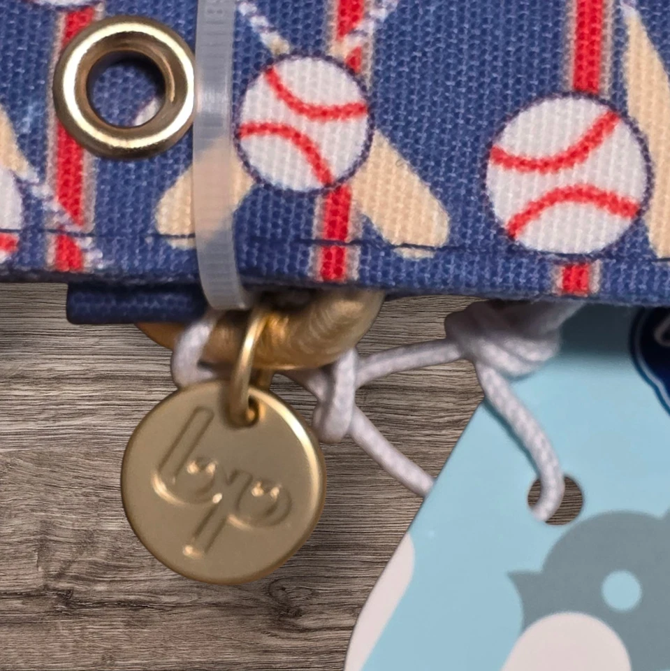 Blueberry Pet Sports Fan Béisbol Lona Ajustable Collar para Perro Nuevo con Etiquetas-Lg.17-20.5 pulgadas Foto 2 de 4