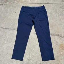 Rhone Commuter Slim Chino Pants Mens 36x29 Blue Performance Stretch Comfort Golf