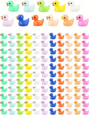 240 Pcs Mini Ducks Tiny Duck Figurines Bulk for Garden Micro Landscape, Mini Res