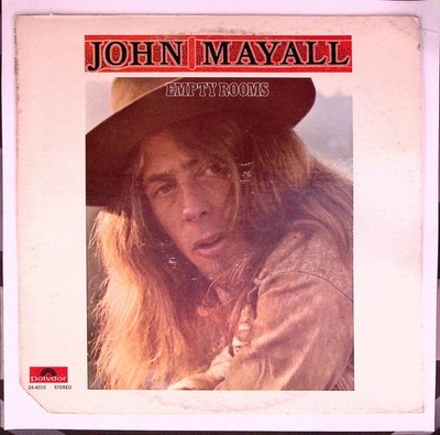 John Mayall LP ''Empty Rooms'' EX VG++ with Insert BX9