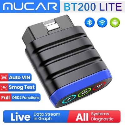 MUCAR Car OBD2 Scanner Code Reader Engine ABS SRS All System Diagnostic Tool USA