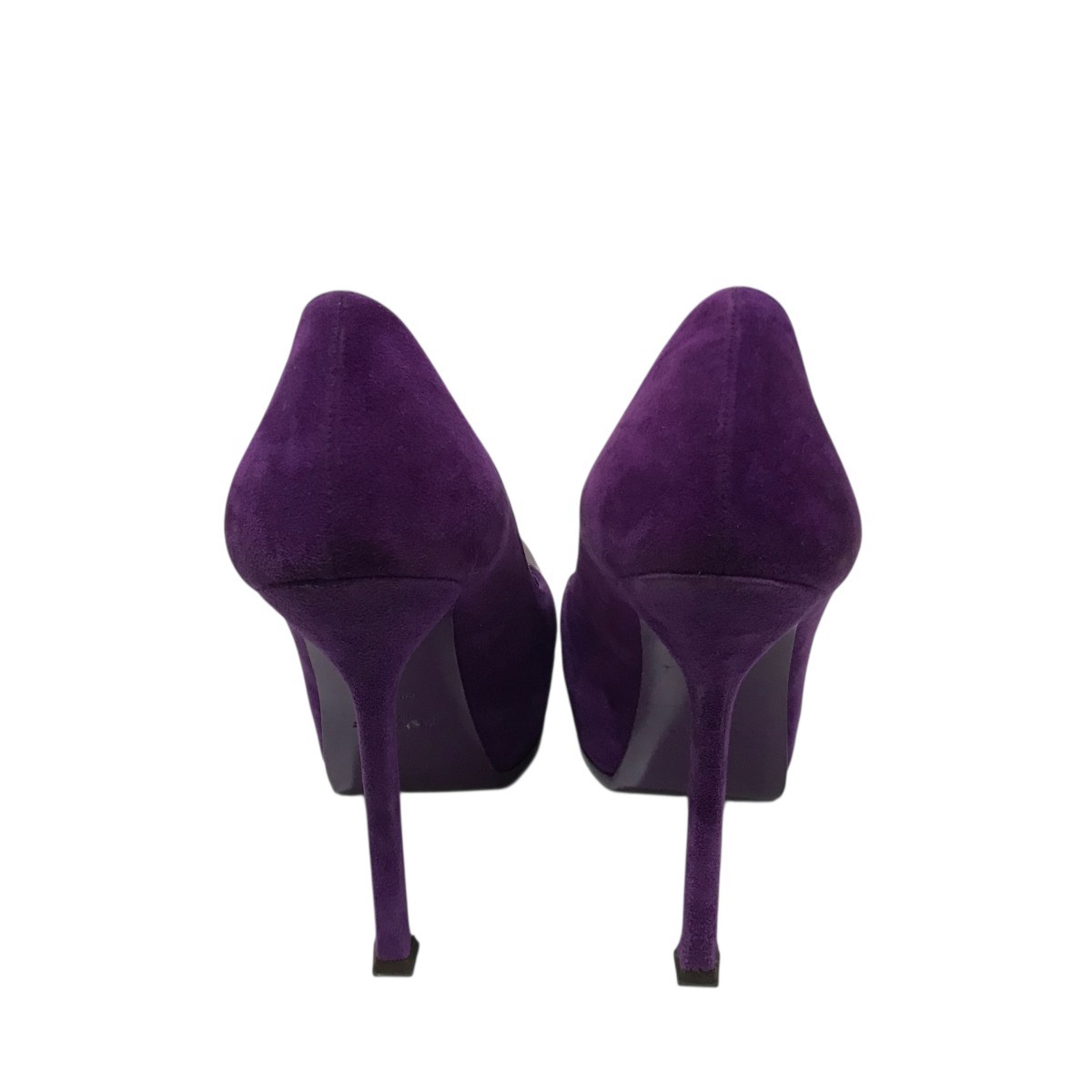 Saint Laurent Shoes Pumps Heel EU 36 US 6 Purple Authentic thumbnail 5