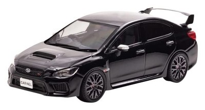 CARNEL 1/43 スバル WRX STI Type S Black CARNEL 1/43 Subaru WRX STI Type S (VAB) 2018 Crystal Black