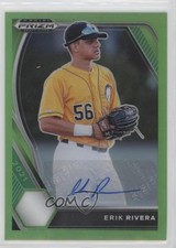 2021 Panini Prizm Draft Picks Lime Green 13/23 Erik Rivera #PDP215 Auto nd3