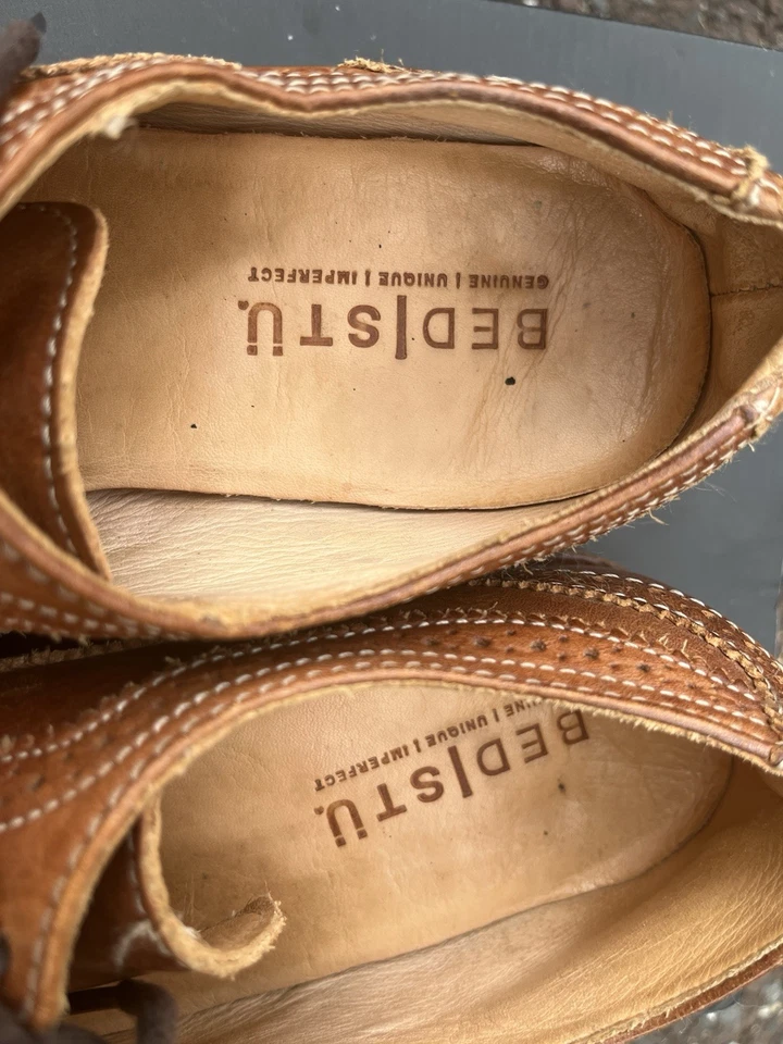 BED|STU Lita K II Mujer Talla 6 Bronceado Rústico Oxford Espectáculos-Punta de Ala Zapato De Colección Foto 2 de 4