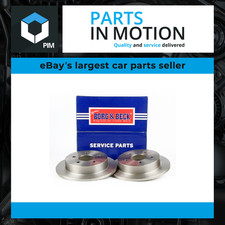 2x Coppia Dischi Freno Solidi Posteriori 279mm BBD4211 Borg & Beck Set 18038815 18060232