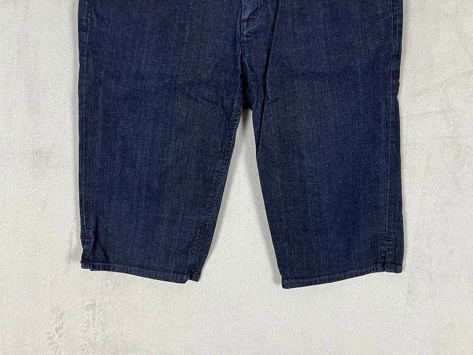 Hudson 女式百慕大短裤 28 码海军蓝美国制造牛仔布 — 第 4/4 张图片