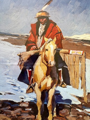 Ned Jacob Exhibit Poster Whitney Gallery of Western Art Signed 1976 - Picture 3 of 6