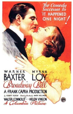 BROADWAY BILL *2X3 FRIDGE MAGNET* MOVIE POSTER HOLLYWOOD FILM THEATER MYRNA LOY