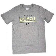 Nike Boy's Graphic T-Shirt Beast Grey/Volt