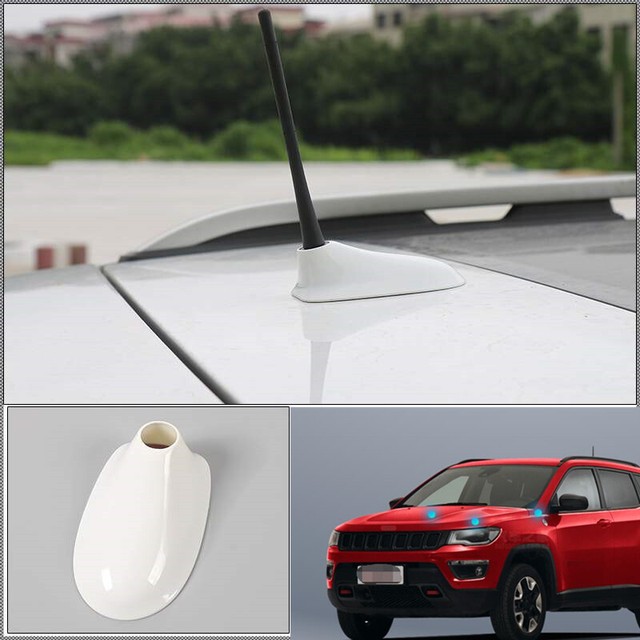 FOR jeep compass 2018 20172020 ABS white Antenna receiver base cover