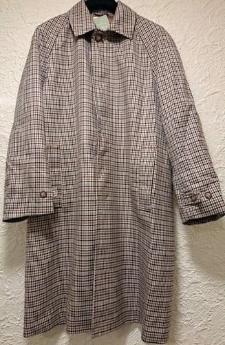 Men's H&M Beige Check Rain Coat Size Large BRAND NEW W/ TAG SOLD OUT SUPER RARE