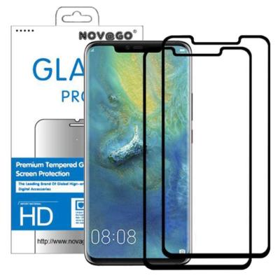HQ-CLOUD Lot De 2 Films Vitre Verre Trempé De Protection D'écran Haute Transparence - Anti Rayures - Ultra Résistant Dureté 9H Pour Huawei P20 Pro
