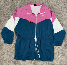 Nike Windbreaker Icon Clash Nylon Women's XXL Colorblock Lightweight Jacket VTG