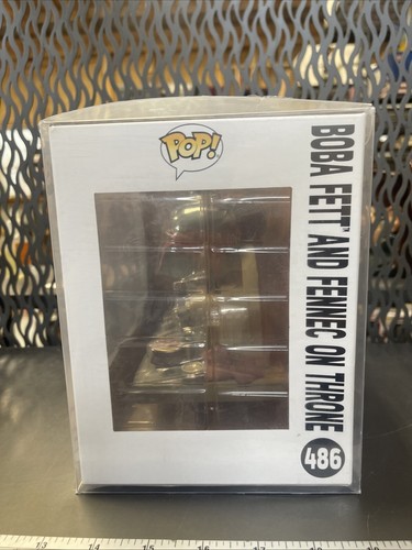 Star Wars Pop! Funko Pop Vinyl Boba Fett and Fennec on Throne #486 C26 - Picture 4 of 7