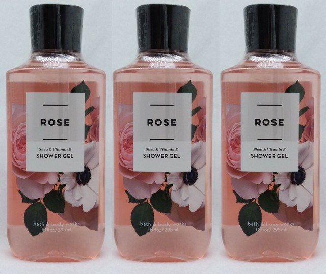 3 Bath & Body Works ROSE Body Wash Shower Gel 8 oz eBay