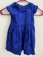 Little Marc Jacobs Girls Dress Cobalt Blue Size 3T Rare Retail $200