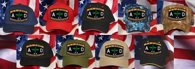 AD AVIATION MACHINIST'S MATE RATING HAT PATCH CAP US NAVY PIN UP VETERAN USA WOW