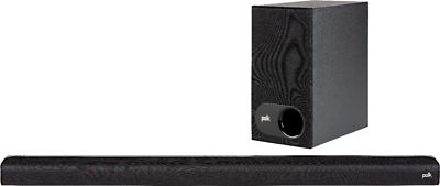 polk audio 240w universal soundbar and subwoofer set