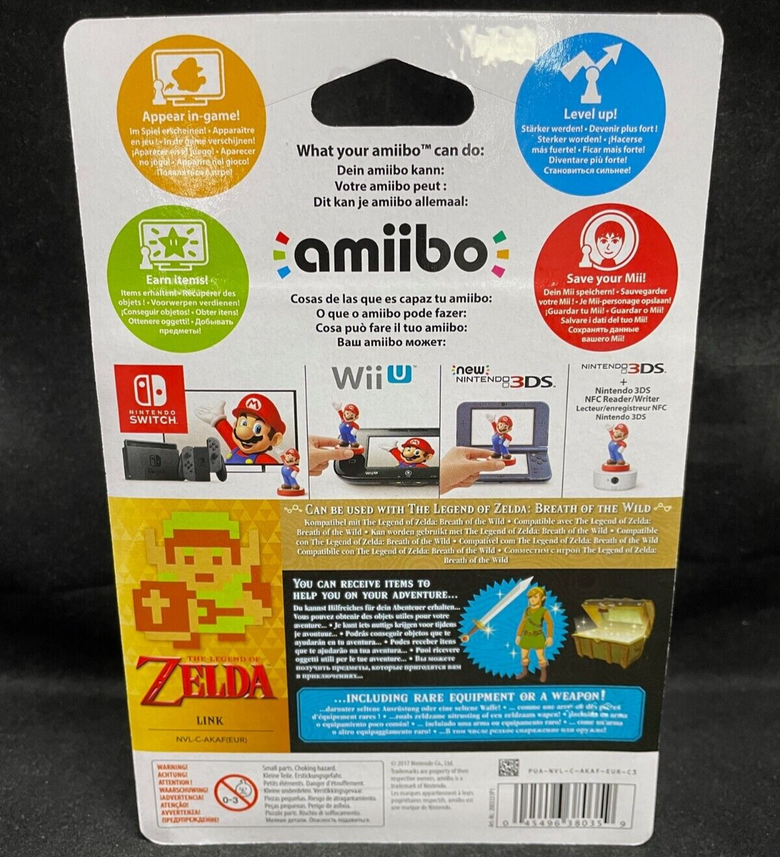 The Legend of Zelda Link (8-Bit) Amiibo BRAND NEW | eBay