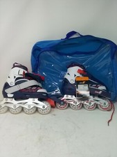 Eliiti Inline Skates Model EL-187 Blue/Red Size Small