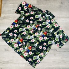 Vintage macaw tropical Hawaiian shirt 3x men  s cruise vacation luau shirt