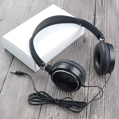 Universal 3,5 mm Kabelgebunden Stereo Headset Faltbar Gaming & Musik Noise Cancelling - Bild 7 von 9