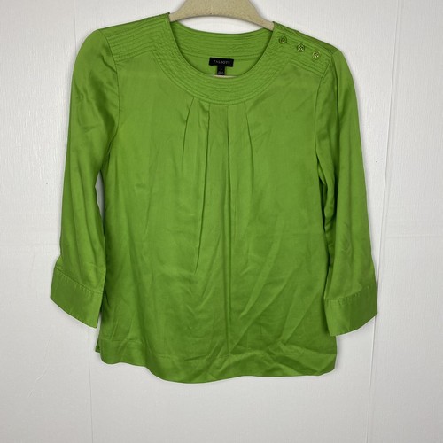 Talbots Women’s Green Pullover 3/4 Sleeve 100 Tencel Size 2. eBay