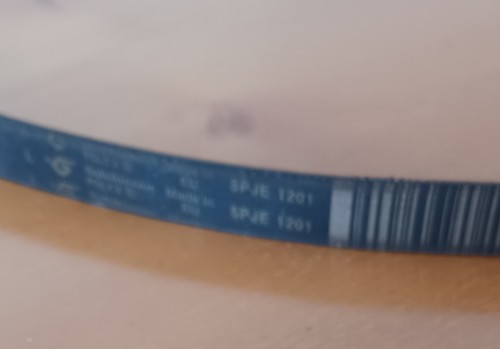 Cinghia motore per puleggia vasca lavatrice Ariston Hotpoint Aqualtis AQS73D - Foto 2 di 2