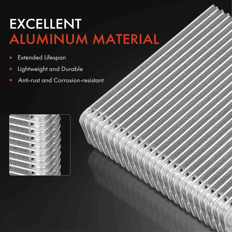 Núcleo evaporador de aire acondicionado delantero para Audi A4 2003-2008 A4 Quattro RS4 S4 aleta de placa Foto 3 de 4