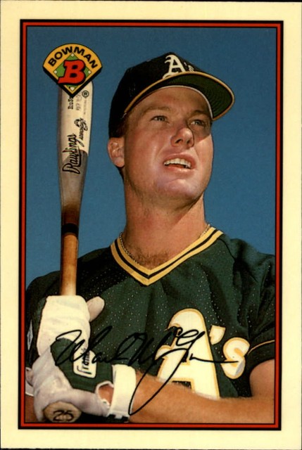 1989 Bowman Mark McGwire 197 Baseball Card For Sale Online EBay