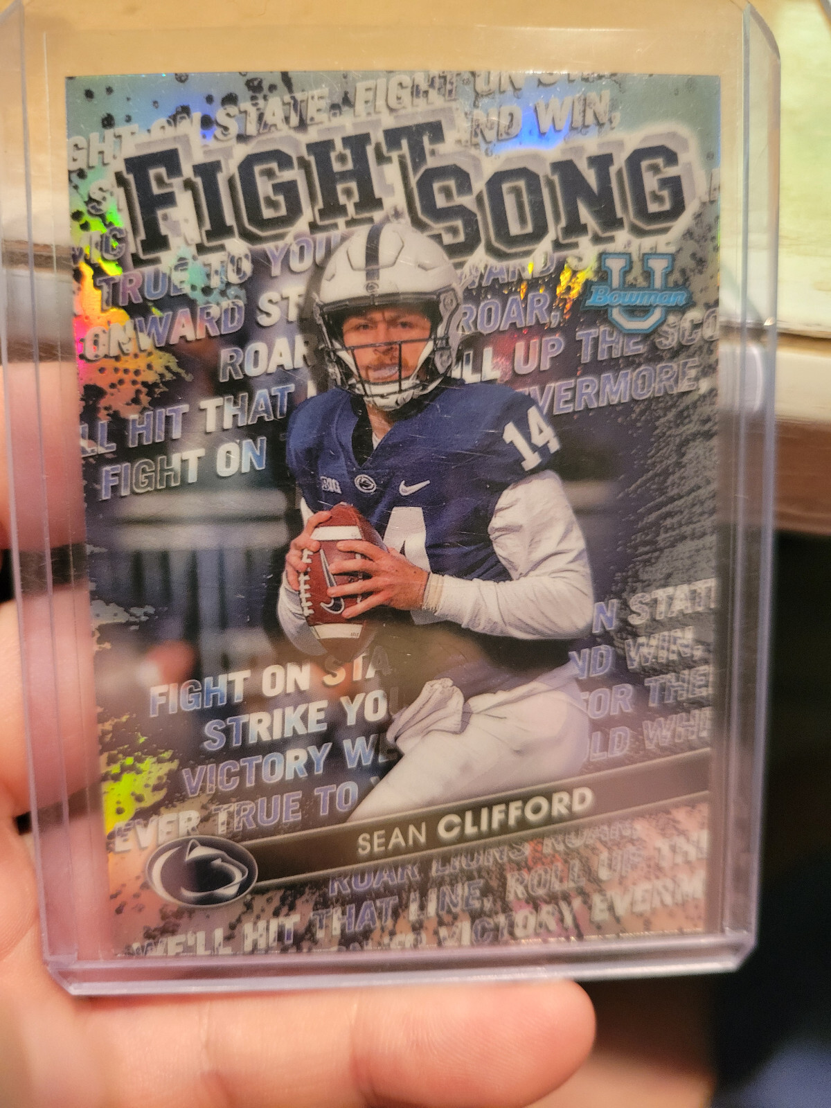 Sean Clifford Penn State Fight Song 2022 Bowman U eBay