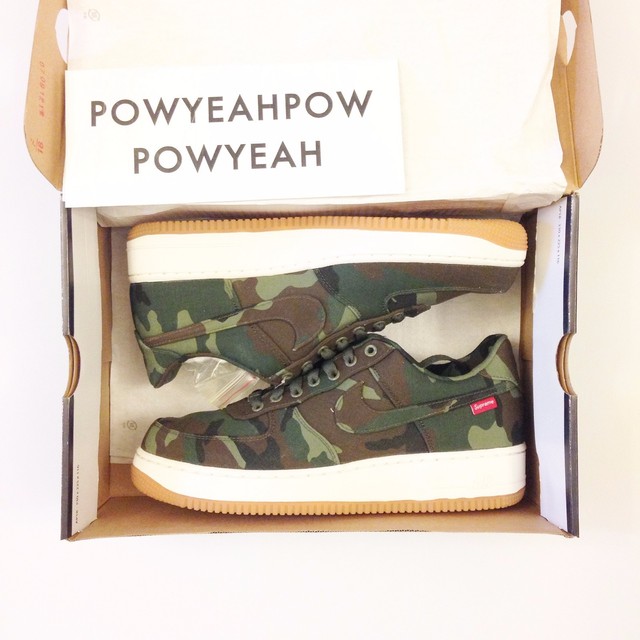 nike air force 1 supreme camo