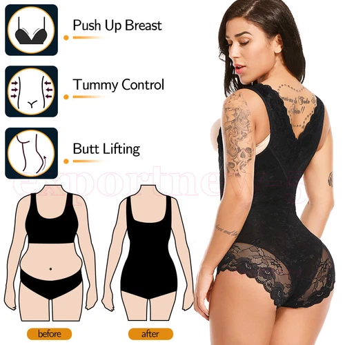 Damen Cincher Ganzkörpershaper Fajas Reductoras Colombianas Fitness Shapewear - Bild 12 von 22