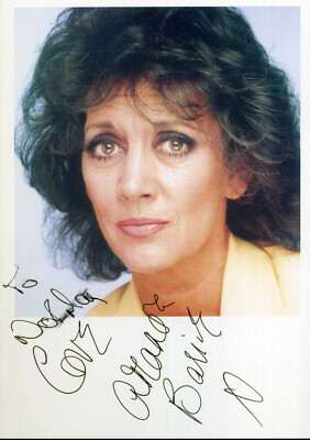 AMANDA BARRIE signiertes Farbfoto - TV-Schauspielerin CORONATION STREET - Preprint