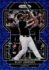 Eloy Jimenez 2022 Panini Prizm Blue Donut Circles #89 /199 White Sox Parallel