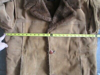 Vintage Silton California Men's 44 Leather Jacket Brown Faux Vintage Silton California Men's 44 Leather Jacket Brown Faux