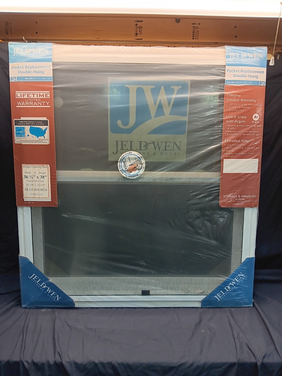 Jeld Wen Pocket Replacement Double Hung Window 36
