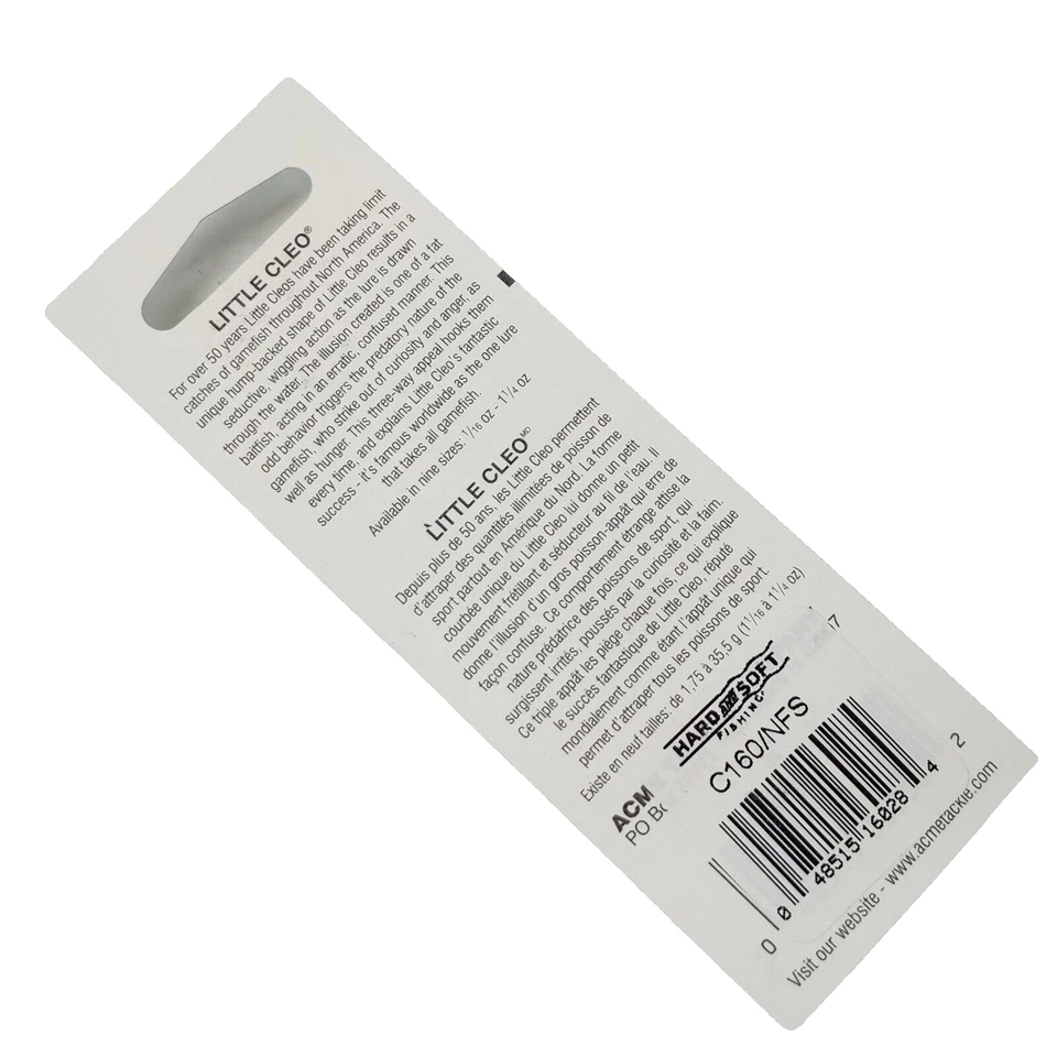 Acme Little Cleo C160NFS Nickel Fire Stripe 1/6oz - Image 2 of 3