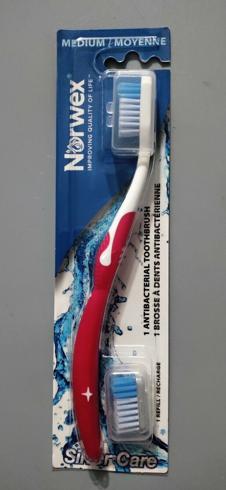Norwex Red Medium Toothbrush