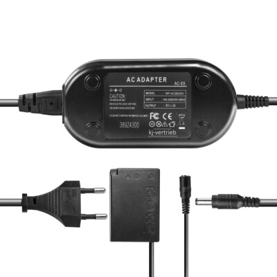 Kamera Netzteil + Kuppler für Canon EOS 750D 760D - ACK-E18 - LP-E18 - DR-E18