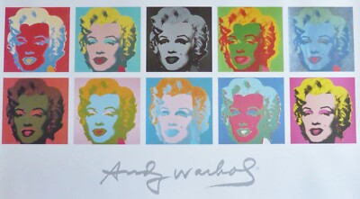 ANDY WARHOL Foundation 1999 Ten Marilyns II Art Print Poster 32