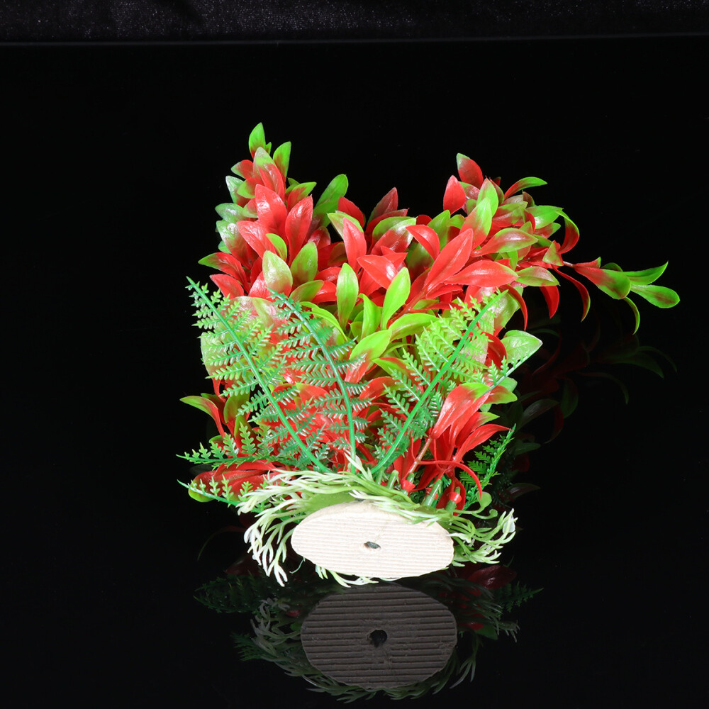 25cm Realistic Aquarium Grass Plant Decor for Fish Tank Landscaping