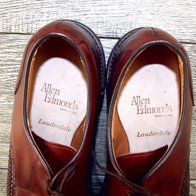 * NIB * $395 Allen Edmonds LAUDERDALE 7.5 D Chili * add $15 new Trees NIB * $395 Allen Edmonds LAUDERDALE 7.5 D Chili * add $15  main image 2