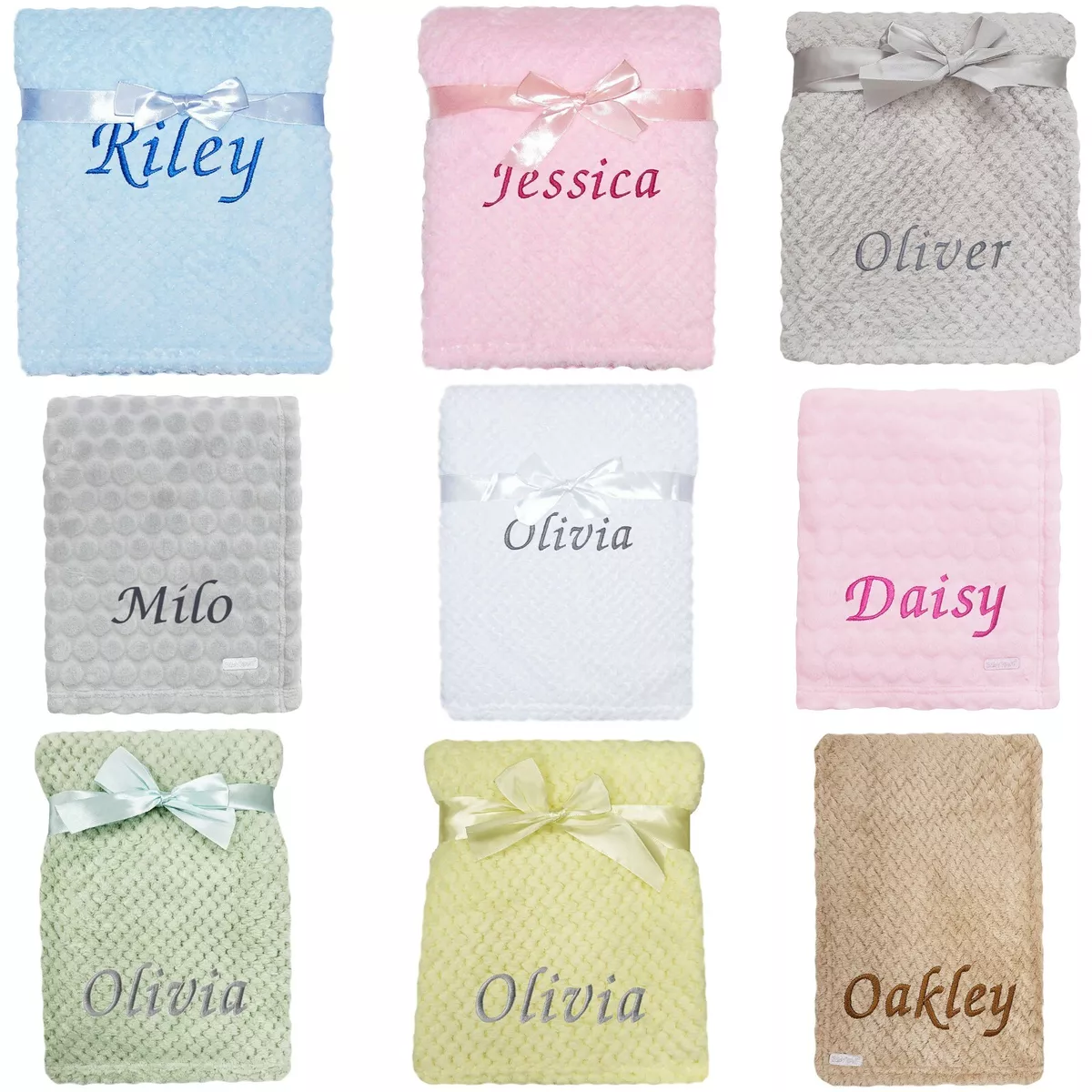 Personalised blanket online baby girl
