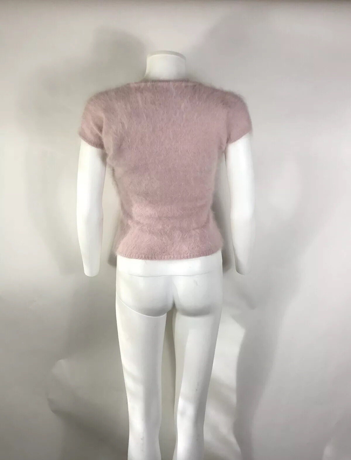Rare Vtg Gucci Pale Pink Angora Top S - Gem