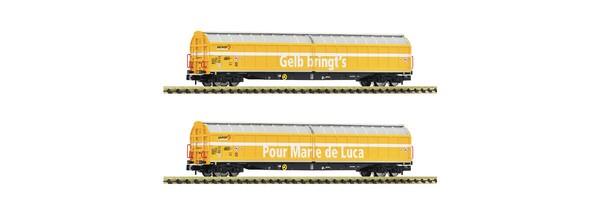 Fleischmann N 838322 - 2-Tlg. Set: GroßRaum-Schiebewandwagen, Ep. Vi Neu & Ovp-image