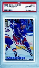 1995 Upper Deck Collector's Choice Mark Messier #220 HOF PSA 10 Pop 2