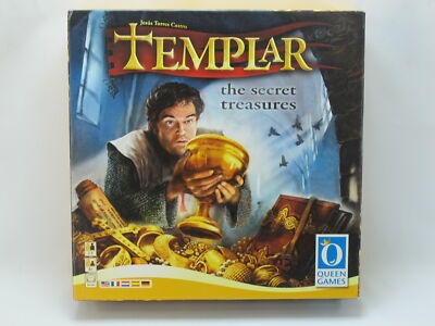 Templar: The Secret Treasures 2013 Board Game Queen Games 100% Near Mint