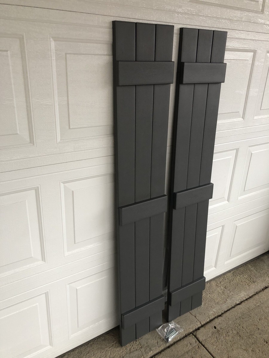 Ply Gem 11 in x 63 in Polypropylene 3-Board Closed Board & Batten